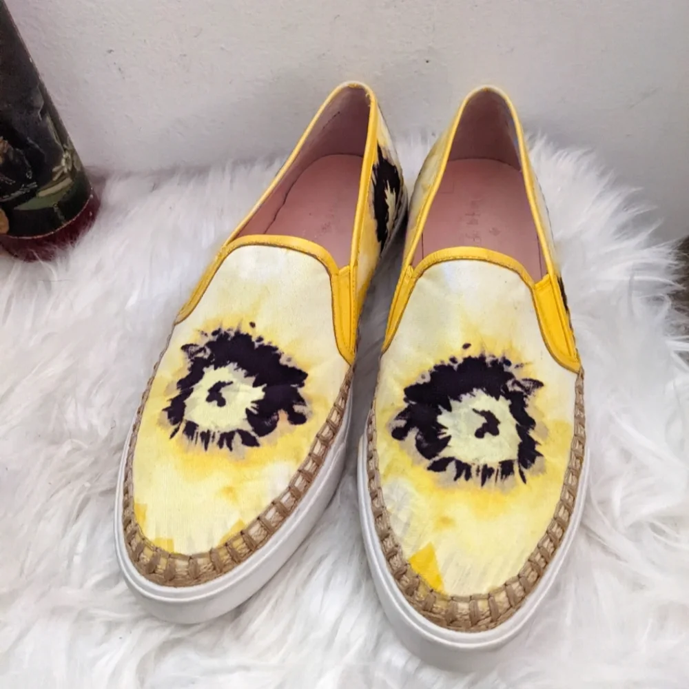Kate Spade Tie Dye Espadrille Loafers Summer Shoes 6